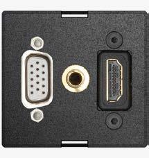 Wechselmodule Beschreibung Abbildung Best.-Nr. & Ausführung FlipTop Push FrameDock Dock Square Port Push HDMI-, VGA- und Audioanschluss HDMI 1.