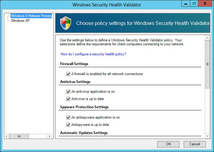 Hinweis: Windows XP muss separat konfiguriert werden, da hier keine