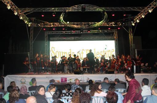 Dieses Jahr durfte unser Al-Majdal Orchester bei der Eröffnungsfeier auf der grossen Bühne auftreten. Dazu wurde natürlich zunächst am Nachmittag auf der Bühne eine Probe durchgeführt.