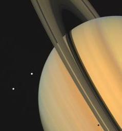 L4, L5 Saturn Saturnmonde: Telesto vor Tethys