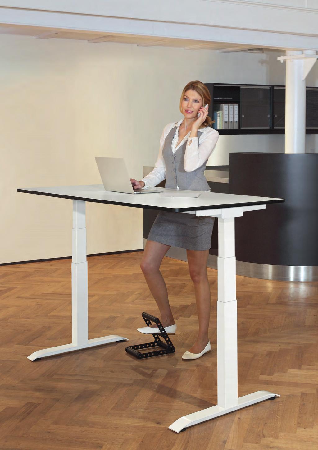 elektrisches Tischgestell der Bestseller ist das meist verkaufte Tischsystem aus dem officeplus Produktportfolio und hat sich zigtausendfach in der Praxis bewährt.