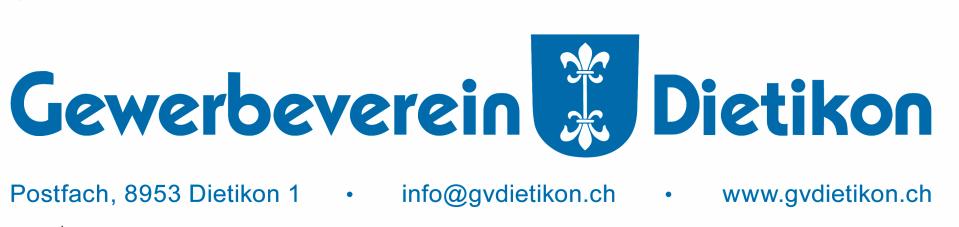 Statuten des Gewerbevereins Dietikon gegründet 1899 I. Name, Zweck und Ziel Art. 1 Unter dem Namen «Gewerbeverein Dietikon» besteht ein Verein im Sinne von Art. 60 ff.