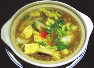 stir fry mixed vegetables 健康时菜鸡柳 51. Curry-Huhn (a,g) 10,90 52.