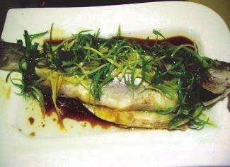 70. Meeresfrüchten seafood / 海鲜 Gedämpfte Fisch (f) 18,90 Schonend gedämpfte