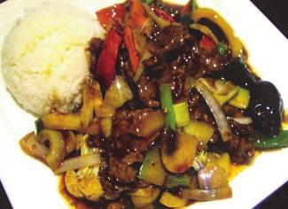 Mabo tofu spicy sichuan stir fry pork with fresh chili in hot-sweet-sauce / 鱼香肉丝