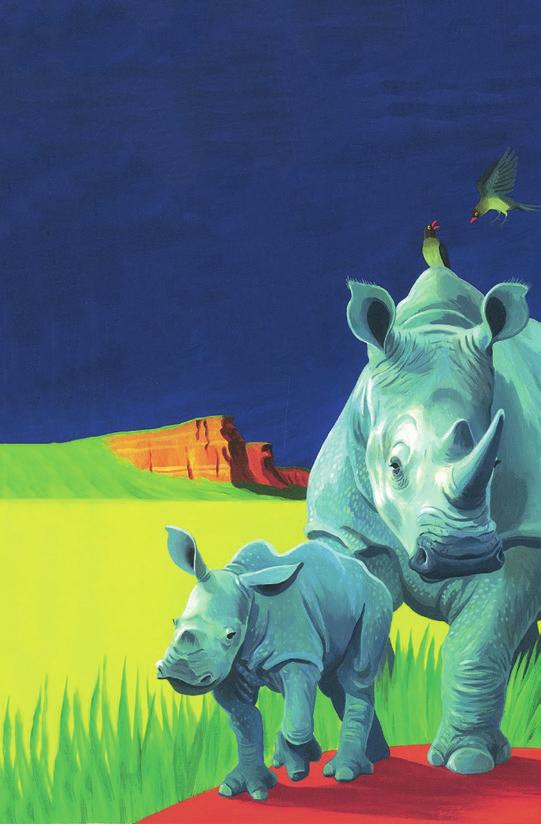 24 Kinderbuch Abenteuer in Afrika 25 Voller Einsatz für ein bedrohtes Nashornbaby Martine vergaß zu atmen. Träumte sie oder starrte das Nashornbaby sie direkt an?
