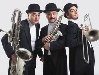 On the Road die MABO-Band Die drei Musiker RENZO STIZZA (Alt-Saxophon), AMILCARE POM- PEI (Posaune) und FABRIZIO PALAZZETTI (Bass-Saxophon) sind Absolventen des namhaften Macerata Konservatoriums In