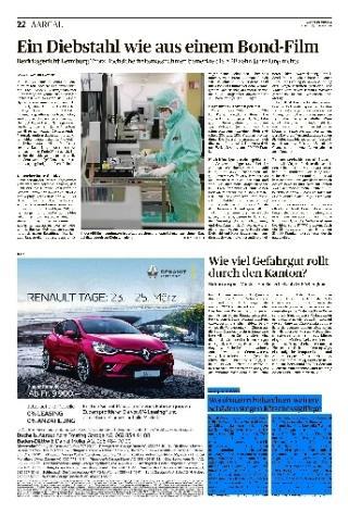 Regio-Ausgabe Aargauer Zeitung / Fricktal 5070 Frick 058/ 200 52 20 www.