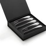 Cheese knife set, 5 pcs set stainless steel,