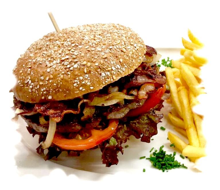 BURGER LOERS Burger großer Hamburger mit 180 gr.