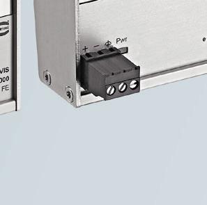 Durch das extrem flache Design finden die Switches auch Platz in Installationen, bei denen der Bauraum in Richtung des