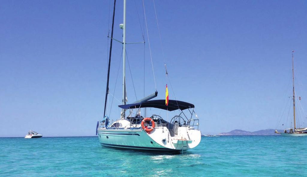 Islas Baleares Mallorca - Cabrera - Formentera - Ibiza - Mallorca SAIL I n SUN white parasol trip: