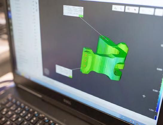 Mit dem ZEISS COMET entsteht ein 3D-Modell, das das gescannte Bauteil mit einer exakten
