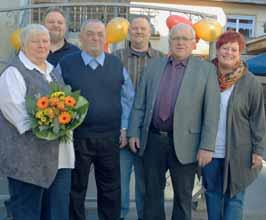sich. Am 17. Januar feierten sie nun ihre Goldene Hochzeit. Zu diesem Anlass überbrachte Ortsbürgermeister Martin Fölix die besten Wünsche, auf dem Foto im Kreise der Familie.