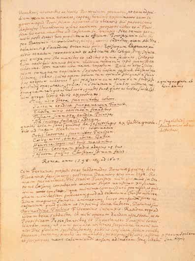 Neuerscheinung Landesgeschichte Schriftprobe von Kaspar Schoppe aus dem Jahr 1644. Der Autor Dr.