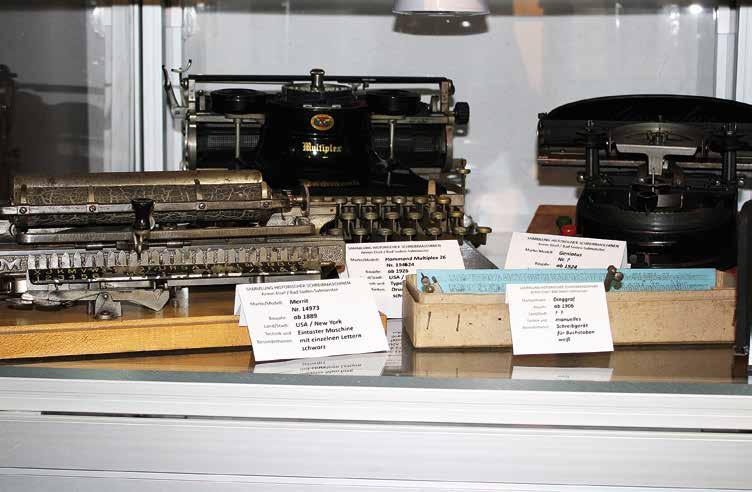 138 LERNORTE Privates historisches Schreibmaschinenmuseum Nach eineinhalbjähriger aufwändiger Renovierung wurde am 11.