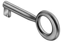 Schlüssel aus Zamak Sperre EURO mm vermessingt 105-0 brüniert 105-06 Schlüssel nach Form auswählen.