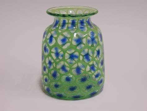 -Nr.: O 2023 01 Vase blau / gelb h ca. 16,5 cm Art.-Nr.: O 2023 03 Vase grün / blau, h ca.