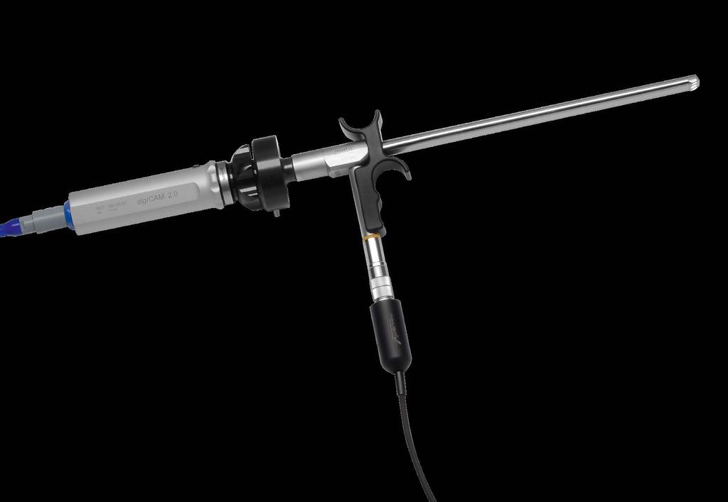 Perfekte Ausleuchtung Neueste High-Power LED-Technologie für starre und flexible Endoskope Präzise Tonerfassung