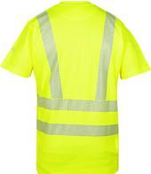 47 Safety T-shirt 9050-18 bequemes T-Shirt mit Strickbündchen am Hals perforierte Reflexstreifen Bekleidungsklasse 10 8 47 55% Baumwolle/45%
