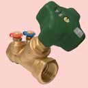 Sanitär Strangregulierventile für den hydraulischen Abgleich in Trinkwasseranlagen in Gebäuden mit Gewindemuffen kvs DN HERZ-Strangregulierventil mit Messblende für Trinkwasseranlagen
