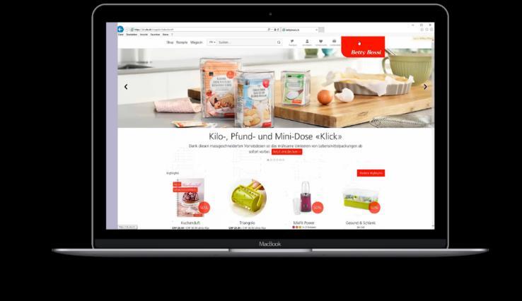 Betty Bossi Digital Webseite Die meistbesuchte Kulinarik-Webseite der Schweiz