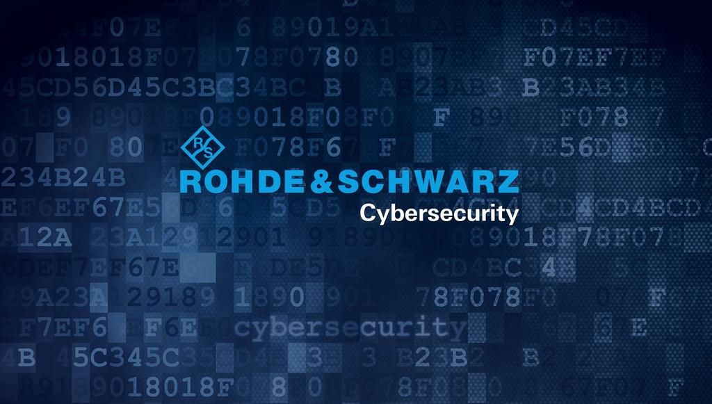 Rohde & Schwarz Cybersecurity GmbH Mühldorfstraße 15 81671 München Rohde & Schwarz Cybersecurity GmbH Mühldorfstraße Mühldorfstrasse 15 81671