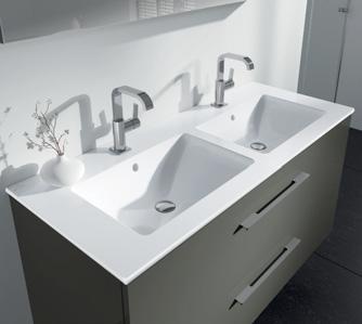 Das keramische Waschbecken von V&B - Venticello greift mit perfekter Wahrnehmung für moderne Trends individuelle