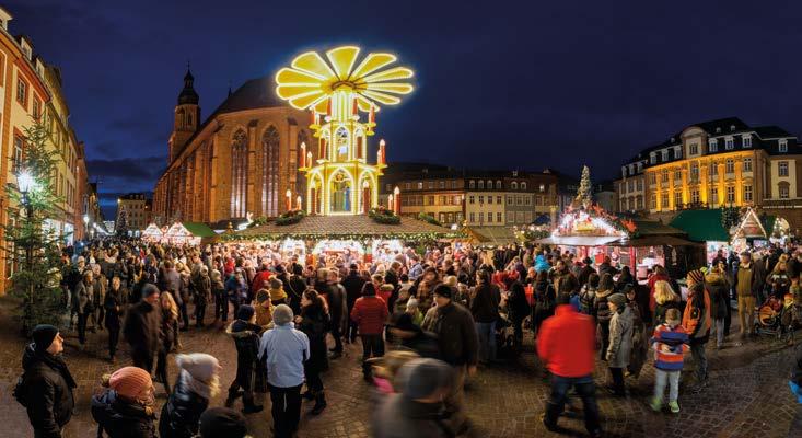 Jesuitenkirche 2. Dezember, 16.30 Uhr Orgelkonzert zum Advent 14. Dezember, 20.00 Uhr Adventssingen des Heidelberger Sing- und Spielkreises 1. Dezember 6. Januar 2019, Montag bis Samstag 10.00 18.