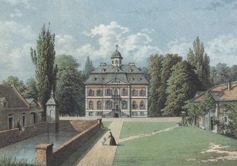 Über Umwege gelang das Anwesen schließlich um 1750 in den Besitz der Gebrüder von Buschmann. Diese errichteten zwischen 1750 und 1755 gemeinsam mit dem Architekten Leveilly das heutige Schloss Arff.