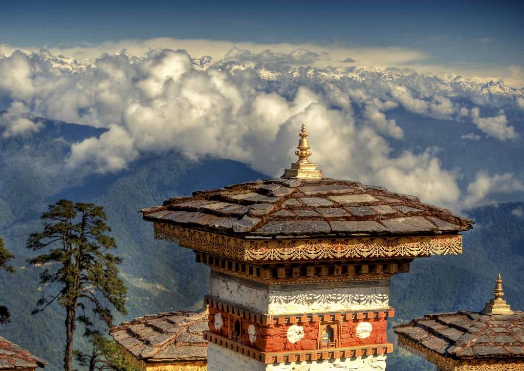 vorabinformation vorabinformation Informationen zur reise 16 Tage Kultur und Trekking Das kleine Königreich Bhutan liegt an den Südhängen des östlichen Himalayas zwischen Indien und Tibet und gilt