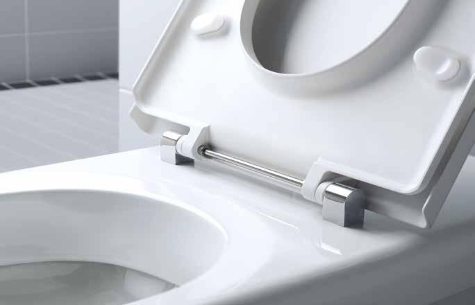 KERAMAG RENOVA NR. 1 COMFORT WCS UND BADEWANNE WCs für barrierefreie Sanitärräume müssen fit sein für verschiedene Anforderungen. Die Serie Keramag Renova Nr.