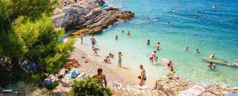 Mobilhomes und Kleingruppenhäuser in Istrien Die Unterkünfte liegen an der Westküste Istriens ganz in der Nähe toller Strände und Buchten sowie sehenswerter Städte.