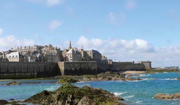 FRANKREICH HIGHLIGHTS malerisches Städtchen an der bretonischen Küste Klassenfahrt nach Saint-Malo Unterbringung in Privatunterkünften Saint-Malo Saint-Malo hat seinen Ursprung