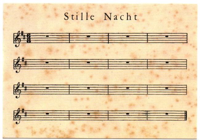 Stille Nacht, heilige Nacht Dieses berühmte Weihnachtslied feiert Geburtstag: Vor 200 Jahren wurde es komponiert und erstmals gesungen.