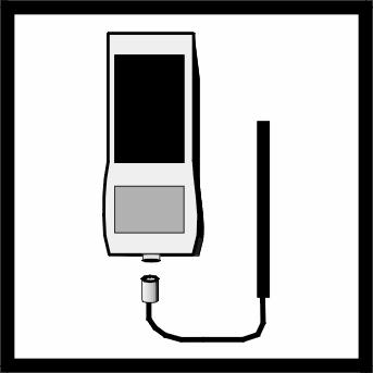 Leitfähigkeits-EC-Messung Glaselektrode an das EC 3000 anschließen. Taste ON/OFF drücken und das Gerät einschalten.