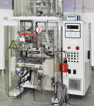 Antriebskomponenten Modernisierung der Steuerung (ROVEMA P@ck-Control, Siemens, Allen Bradley) Ergänzung der Maschine mit: Dosierwaagen,