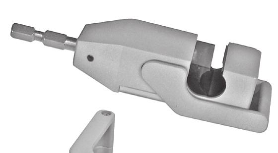 Endoskope mit Durchmessern zwischen 1,5 mm und 12,5 mm halten Der verstellbare Delrin Endoskophalter befestigt an #69702 und mit einem