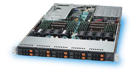 AMD Dual EPYC Rack-Server 1 HE Supermicro H11DSU-iN Dual-Prozessor Server-Mainboard Dual AMD EPYC 7000 8- bis 32-Core Prozessor bis 3.2 GHz 16 GB regist.