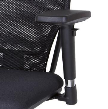komfortable Sitzlösung und bietet Ihnen tagtäglich ein besonderes Sitzgefühl am Arbeitsplatz. Der Bisley Drehstuhl Optime ist mit einer 5-fach höhenverstellbaren gepolsterten Rückenlehne ausgestattet.