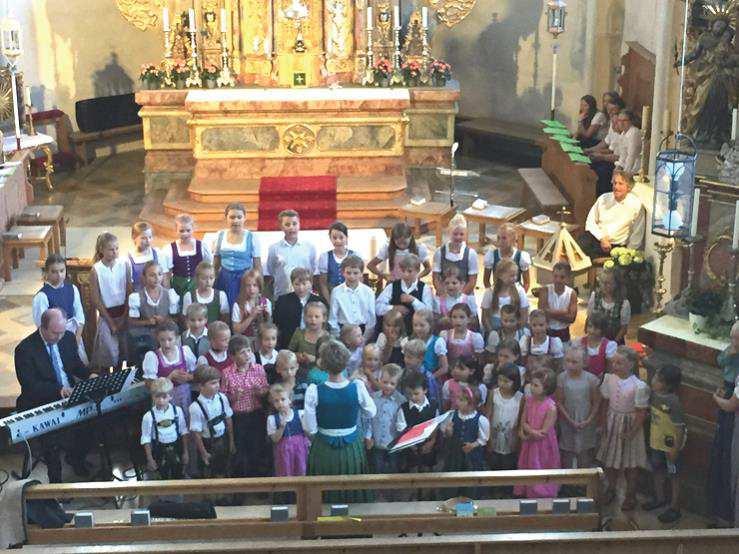 Benefizkonzert in Otterfing Am Sonntag, den 16. Juli, fand ein Benefizkonzert zu Gunsten des Pfarrkindergartens in der Otterfinger Pfarrkirche St. Georg statt.