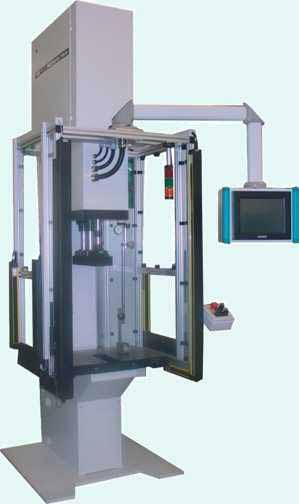 TOX -Pressen Anwendung: Montage von elektrischen Motoren TOX -ElectricDrive Presse mit Touch- Screen und Sequenzsteuerung Presskraft 100