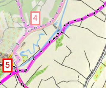 6.5 Knoten 5 6.5.1 Knoten 5 Richtung Ebermannstadt Bei diesem Streckenabschnitt handelt es sich um einen Teil