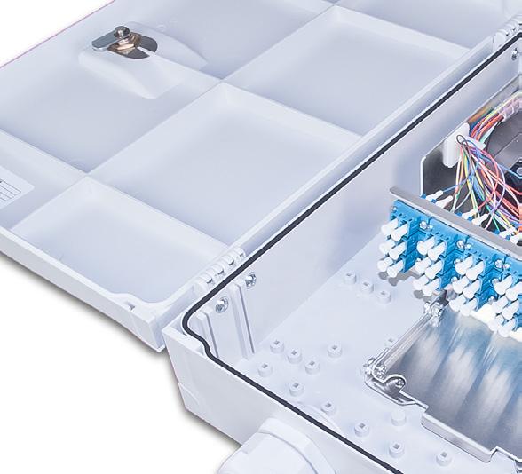 Wandspleissbox Wall splicebox FTTx Hausanschlussbox / FTTx wall distribution box FTTx Hausanschlussbox / FTTx wall distribution box FTTx Hausanschlussbox / FTTx wall distribution box FTTx