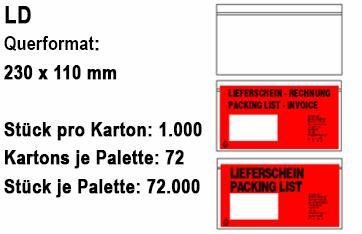124582/1 230 160 mm C5 PE - ohne - 1000 St./Kart.