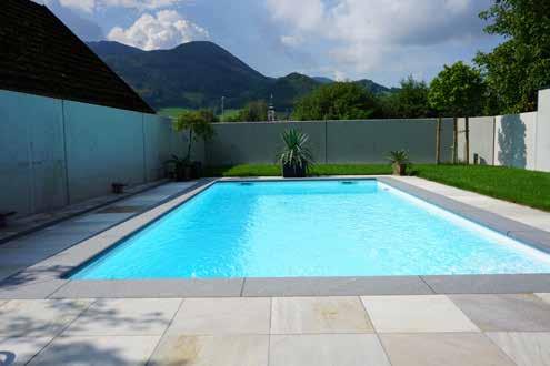 26 BECKENRANDSTEINE Granit-Schwimmbad Beckenrandsteine NEUHEIT 2018 Qualität beginnt im