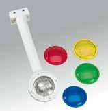 Lieferbar als LED weiß oder LED RGB (7 Farben, 3 Automatikprogramme), jeweils beide mit 18 LEDs.