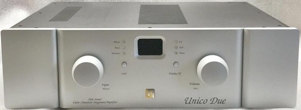 Neuheit: Unico Due Hybrid Vollverstärker Der Unico Due ist der neuste Verstärker aus dem Hause Unison Research.