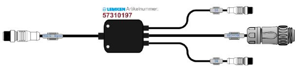 x) und CCI-50 CCI Kabeltyp H - für CCI-200 mit HW 2.x und 3.x oder CCI-50 - Anschluss an die 7-pol.