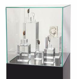 Displays/Säulen Displays and columns 5.0.596 Präsentations-Glasdisplay groß 30x30x30 cm inkl.